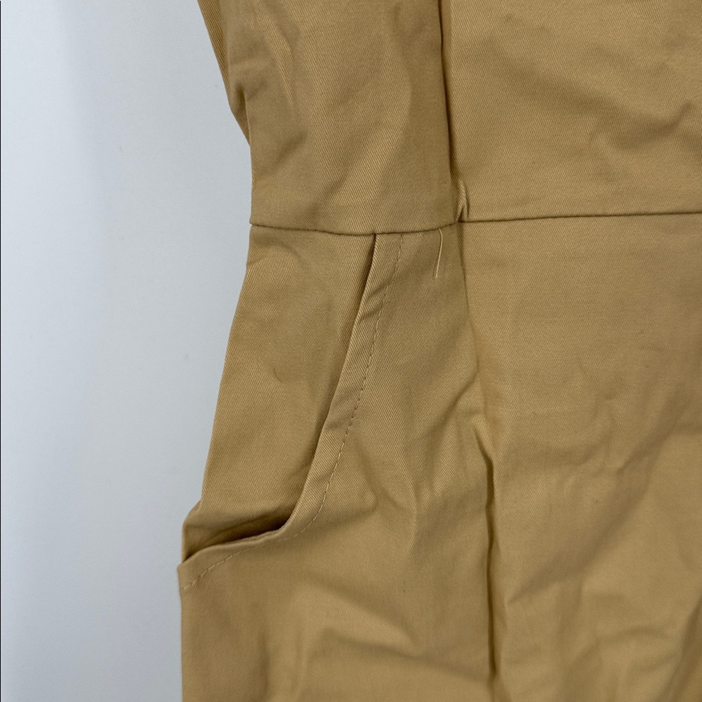 Dickies Tan Short Sleeve Jumpsuit Size Large - Picture 3 of 6